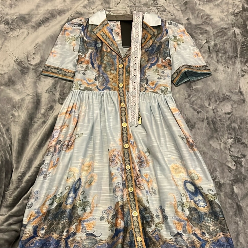 Blue Embellished Cocktail/Sundress
